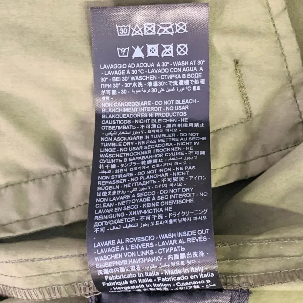 MR & MRS Size XS Green Olive Shimmery Cotton Blend Parka Jacket